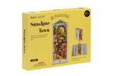 Kit de rincón de lectura Sunshine Town para hacer en casa en miniatura