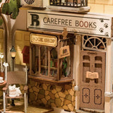 Kit de rincón de lectura Sunshine Town para hacer en casa en miniatura