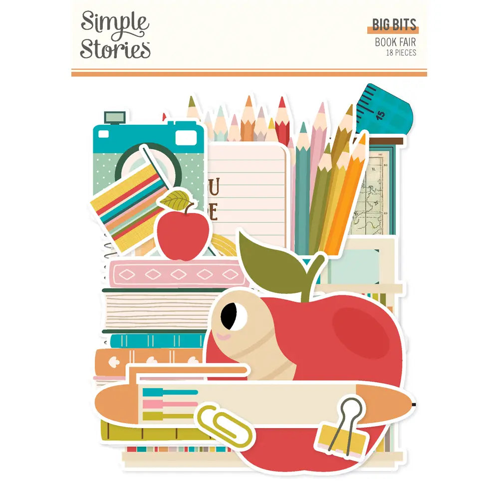18 Die Cut Cardstock Pieces