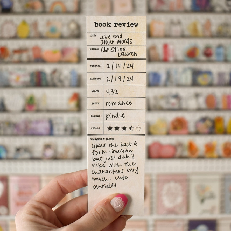 Kyn You Believe It - Book Review Notepad | Bookish Stationery
