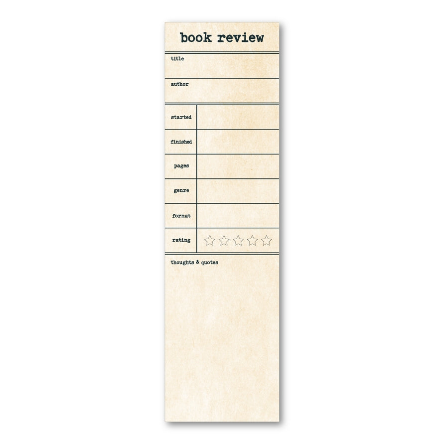 Kyn You Believe It - Book Review Notepad | Bookish Stationery