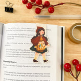 PaperaicaShop Red Riding Hood Maica Magnetic Bookmark