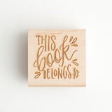 Bookplate Rubber Stamp