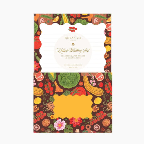 Letter Writing Set: 12 letter paper sheets + 6 envelopes
Printed full color on warm white paper