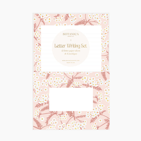 Letter Writing Set: 12 letter paper sheets + 6 envelopes
Printed full color on warm white paper
