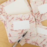 Letter Writing Set: 12 letter paper sheets + 6 envelopes
Printed full color on warm white paper