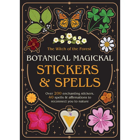 Discover the magick in everyday life with this enchanting sticker-and-spell book designed to help you personalise your practice, deepen your craft and reconnect with nature. 
 
Blending creativity with accessible Witchcraft, Botanical Magickal Stickers & Spells invites modern mystics to decorate, journal, manifest and spellcast with intention.  
 
Featuring over 200 beautifully illustrated botanical stickers and simple, nature-based spells and affirmations, this is a vibrant toolkit for Witches of every lev