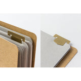 TRAVELER'S COMPANY Brass Template Bookmark Alphabet