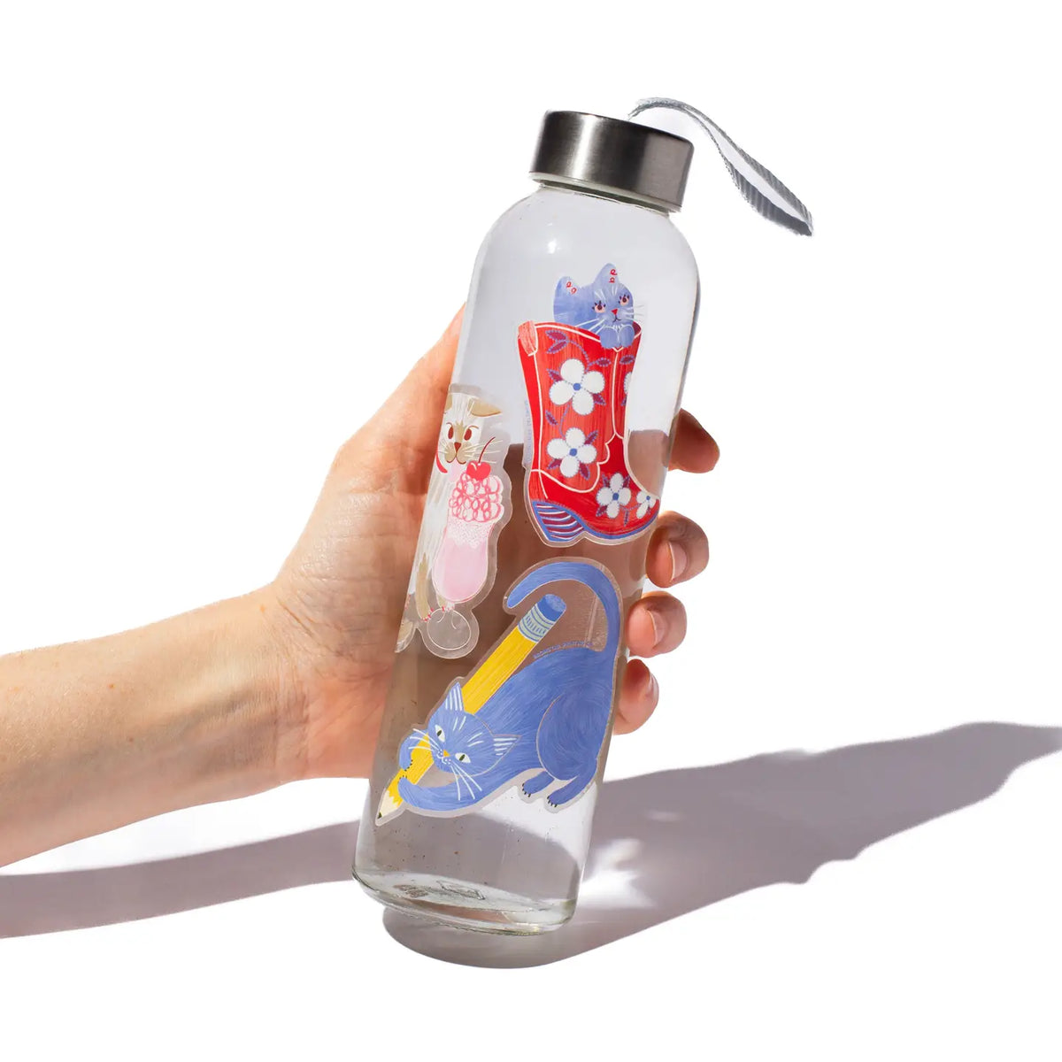 Bromstad Printing Co. - Cowboy Boot Cat Clear Vinyl Sticker

Cat in a cowboy boot! Yeehaw! This 3" cat sticker has clear edges so it pops on colorful backgrounds, making it purrfect for adorning water bottles, laptops, and more.

Waterproof
3x3