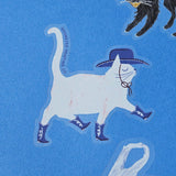 Yeehaw! Dust off your boots because Cowboy Cat is here! This 3" clear matte sticker is purrfect for adorning water bottles, laptops, and more.