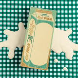 Part of the Quart Collection of charming carton-shaped notepads. Oat milk is for the lactose-intolerant and those looking for plant-based alternatives to dairy. Risograph printed in metallic gold and teal on cream paper.