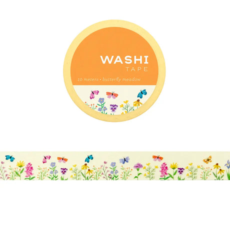 Girl of All Work Butterfly Meadow Washi Tape

These 15 mm wide rolls pack a punch with their striking designs and color, not to mention their eye-catching packaging makes them the perfect gift for all crafters and DIYers.

10 meters/ 15 mm per roll.