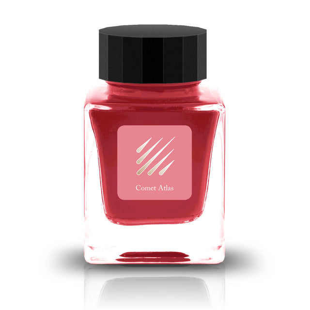 Comet Atlas&nbsp;Ink

The HASE Collection is in collaboration with HASE Glass Works (A Japan based glass studio) and is full of shimmering inks designed specifically for glass pens. These inks are named after iconic comets due to their metallic nature.&nbsp;

RGB: 232, 134, 144

Red
30ml

Copper Metal
Glass Pen Only