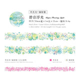 Pop these adorable new bubble themed PET Tapes into your life! These bubble themed tapes include different elements to make the bubbles even cuter such as fish, butterflies, and stars!&nbsp;

Material: PET
Size: 30mm*2000mm (1.18*78.74 inch)
Theme: Bubbles
Includes 1 roll of PET tape