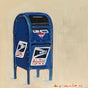 Carpe Diem Papers - Blue Mailbox Postcard