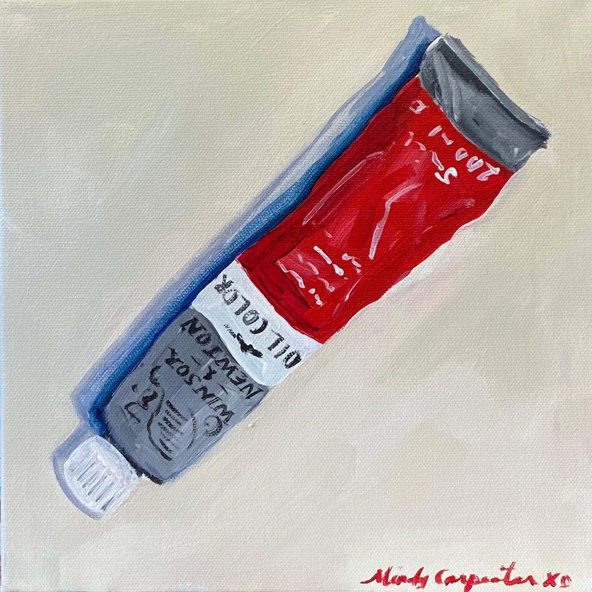Carpe Diem Papers - Paint Tube Postcard