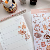 Cat Party Sticker Sheet