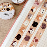 Cherry Rabbit Cat Heads Washi Tape