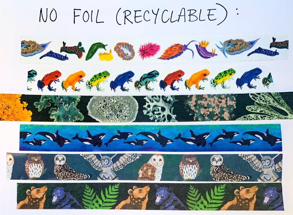 Cinta washi de caracol 