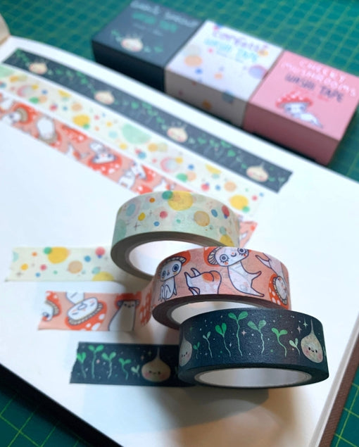 Cinta washi de hongos atrevidos