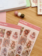 Clear transparent sticker sheet! Decorate your planner / diary with these watercolor illustrations of fruit girls 🍒🍓🍋🍐🍉✨

Kiss cut sticker sheet (stamp style)
1 sheet
Sheet size: 9 x 18 cm
Material: Clear PET