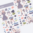 Decorate your planner / diary with these cute little stickers

Kiss cut sticker sheet
1 sheet
Sheet size: 9 x 18 cm
Material: Clear PET