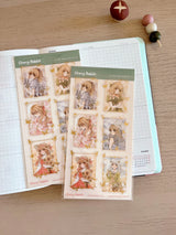 Cherry Rabbit Flower Series 2 Sticker Sheet