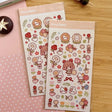 Washi paper stickers! Decorate your planner / diary with these little stickers of cute flower themed illustrations 🌼🌻🌸🌷

Kiss cut sticker sheet
Sheet size: 9 x 18 cm
Material: Washi sticker / Masking sticker