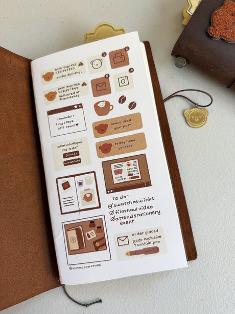 Bloom Paper Studio - Choco's Desktop Notifications Tn Standard Size Insert