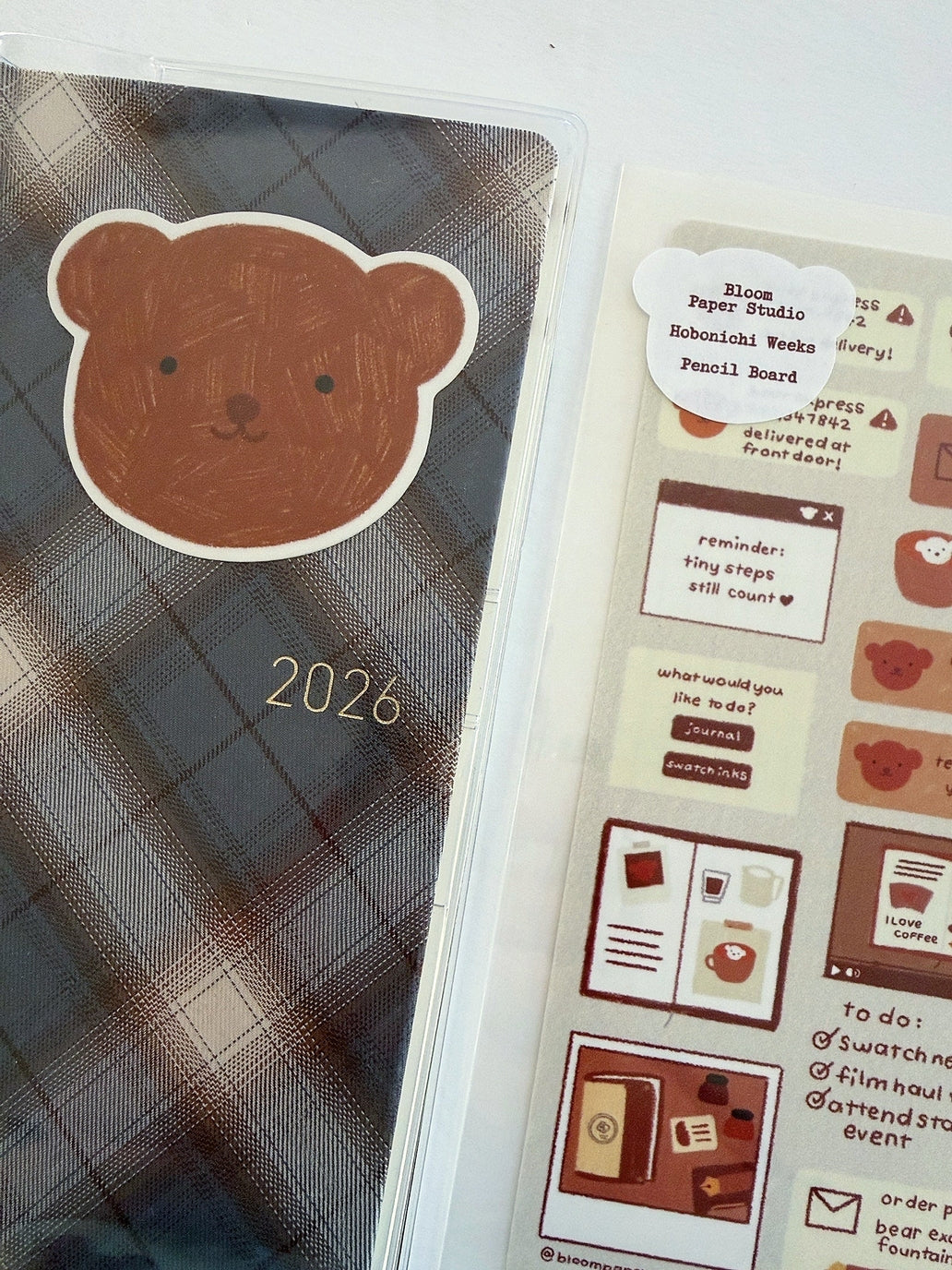Bloom Paper Studio - Choco's Notifications Weeks Pencil Board