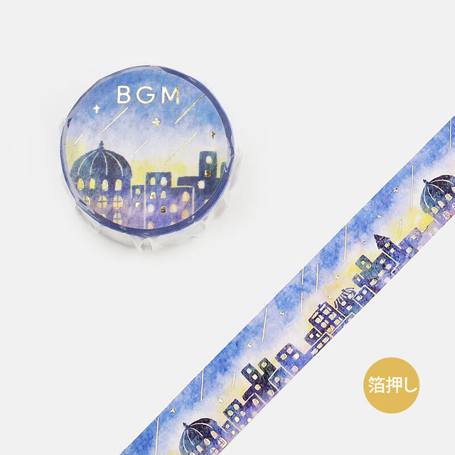 BGM City of Shooting Stars Washi Tape