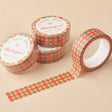 Claire Paul Washi Tape - Green and Red Check

Festive checked gingham pattern Washi tape in green and red colours.

This paper masking tape is perfect for decorating your bullet journal and planners, scrapbooking &amp; gift wrapping. It'll add some fun and colour to any surface and is easy to peel off.

10m x 15mm