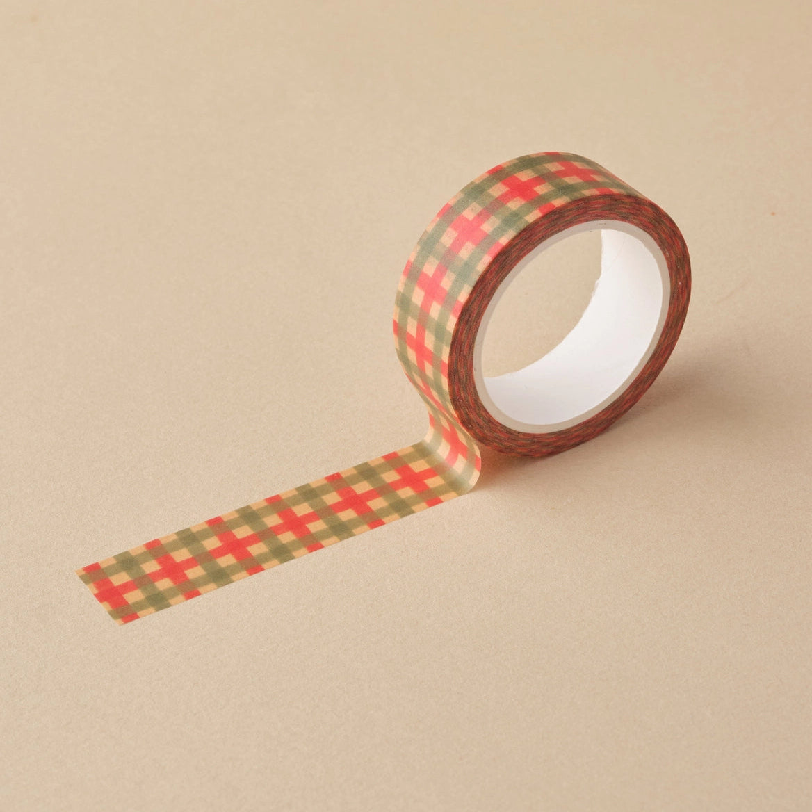 Claire Paul Washi Tape - Green and Red Check

Festive checked gingham pattern Washi tape in green and red colours.

This paper masking tape is perfect for decorating your bullet journal and planners, scrapbooking &amp; gift wrapping. It'll add some fun and colour to any surface and is easy to peel off.

10m x 15mm