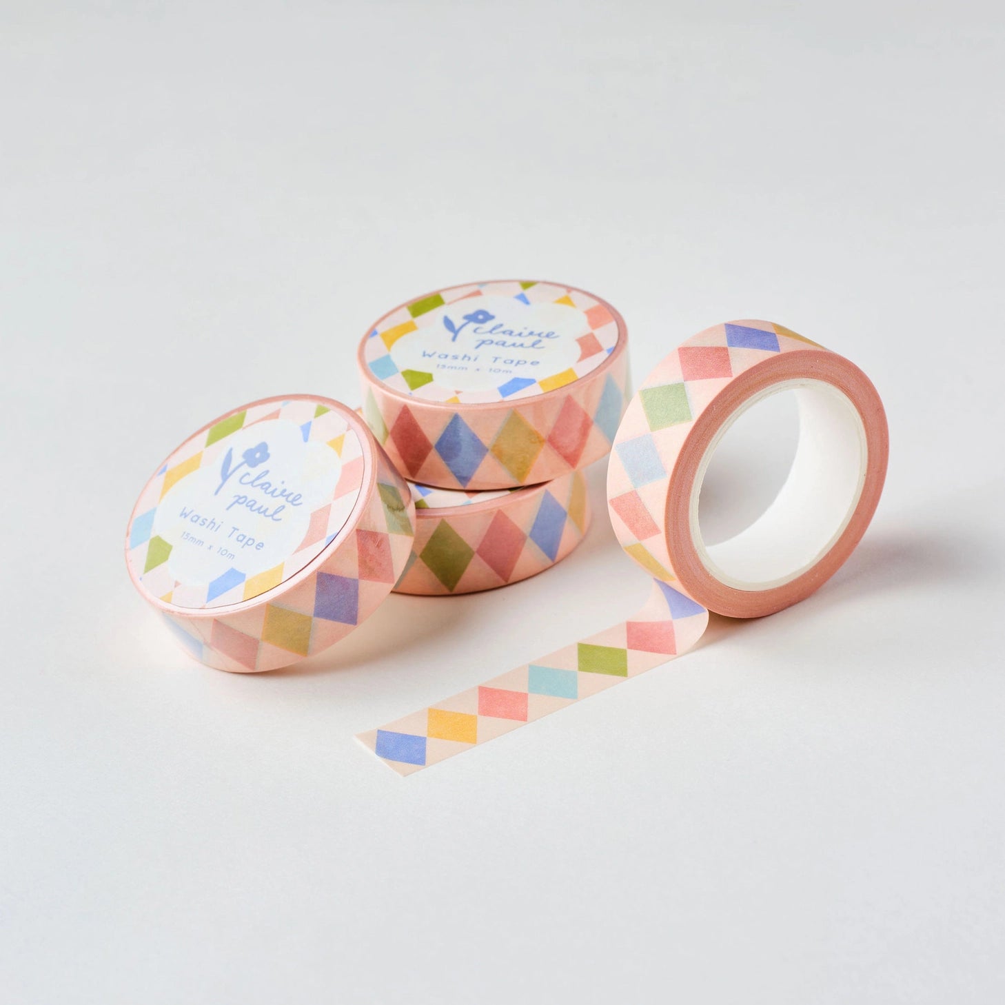 Harlequin Diamond washi tape!

This paper masking tape is perfect for decorating your bullet journal and planners, scrapbooking &amp; gift wrapping. It'll add some fun and colour to any surface and is easy to peel off.

10m x 15mm