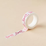 Pink Bows washi tape!

This paper masking tape is perfect for decorating your bullet journal and planners, scrapbooking &amp; gift wrapping. It'll add some fun and colour to any surface and is easy to peel off.

10m x 15mm