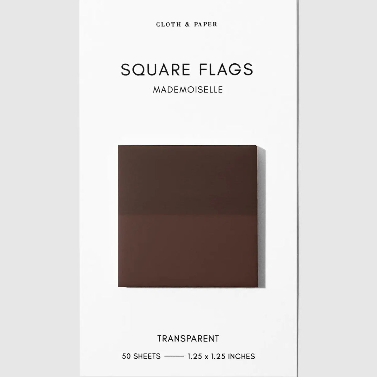 Square Transparent Page Flags provide a subtle way to mark information you want to reference again. Their slightly frosted finish maintains clarity when layered over text, making them a practical tool for marking pages in books, highlighting passages, or labeling sections throughout notebooks and documents. Thin construction keeps bulk to a minimum, even when used across multiple pages.