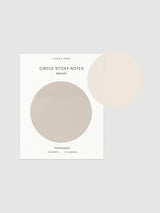 Cloth & Paper - Transparent Circle Sticky Notes Beignet