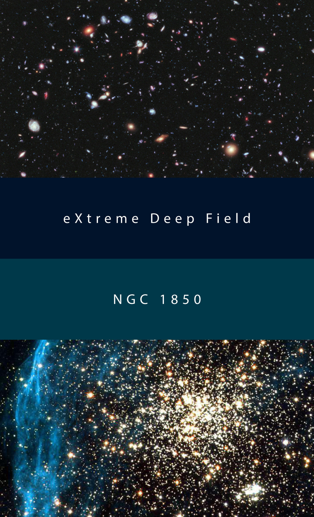 Colorverse Ink Season 7 - eXtreme Deep Field & NGC 1850 - Eye on the Universe