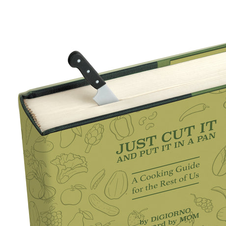 Let’s cut to the good part. Fred’s Cookmarks are knife-shaped bookmarks on the cutting edge of design, perfectly sized to slice through your reading list without dulling the story. Made from flexible silicone, they’re durable, lightweight, and include two styles — a chef’s knife and a cleaver — measuring 3.6" and 3.1" tall. Packed on a peggable blister card. Design by Charlotte Saul, Fred Studio.