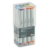 Marcador Copic Classic, colores básicos, juego de 12 