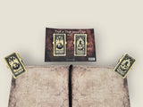 This new beautiful set of 2 clips make a great tool to keep your journal open, clip your important papers or just add a decorative touch to your desk. The clips feature a unique and elegant lock and key design.
