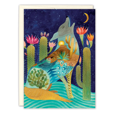 Coyote Blank Card