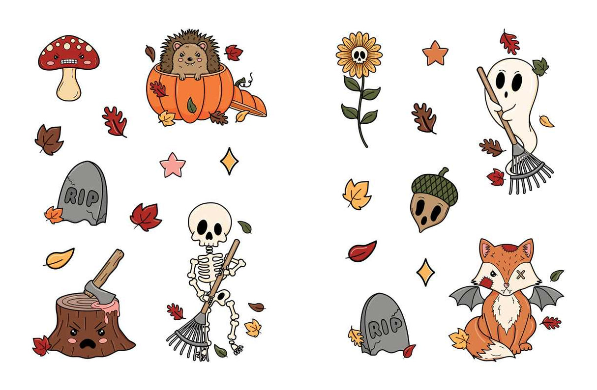 Creepy Cute Sticker Book