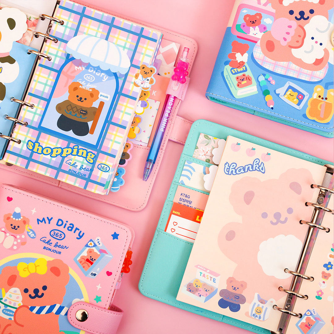 Cute Bear Planner A6 - Cozy Room