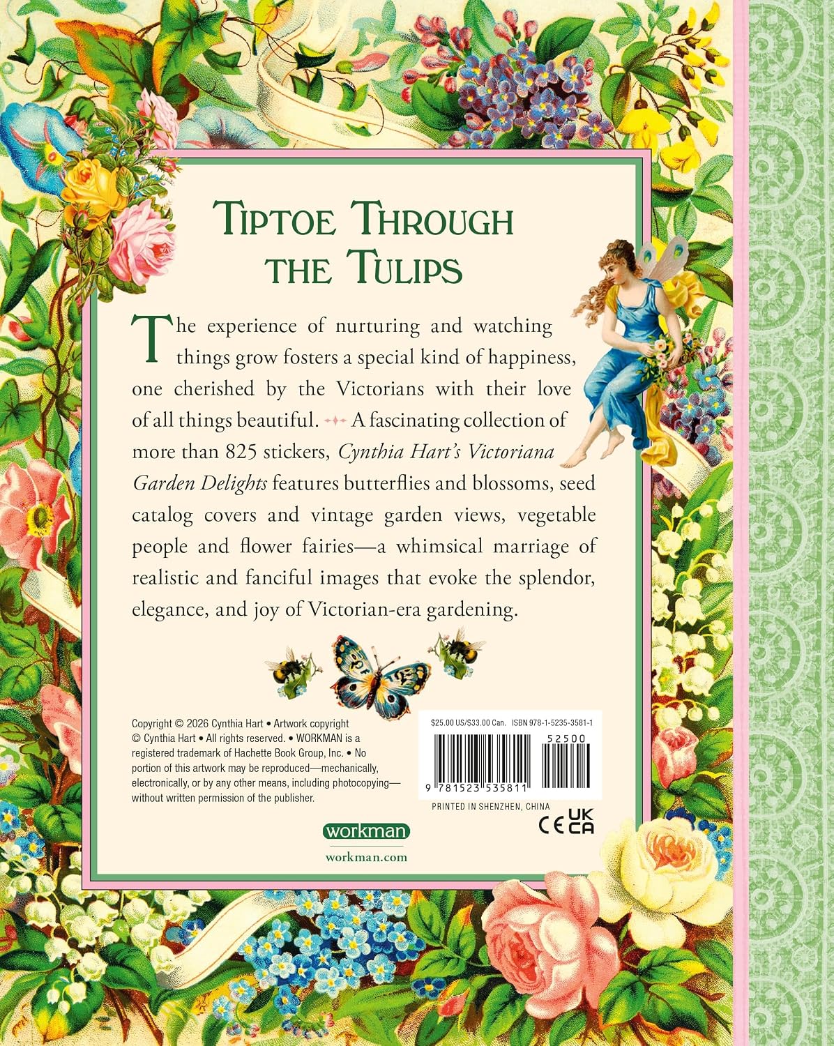 From bestselling author and designer Cynthia Hart, a gorgeous sticker book featuring the treasures of a Victorian garden, with 825+ stickers.