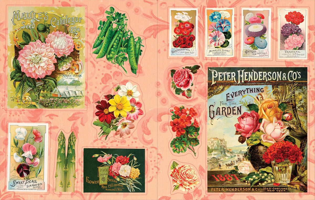 From bestselling author and designer Cynthia Hart, a gorgeous sticker book featuring the treasures of a Victorian garden, with 825+ stickers.