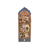 This miniature scene captures the soul of a Renaissance studio-arched windows filtering in warm light, a wooden easel displaying a half-finished sketch, parchment scrolls and notebooks scattered across a weathered worktable, and tools of invention and artistry tucked into every corner.&nbsp;

Illuminate your nook with a gentle tap on the touch-sensor power button. Or use the feature SMART SENSOR with a range of 20 inches, the LED light will seamlessly illuminate upon detection and gracefully fade out after 