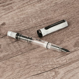 TWSBI ECO Carrara w/Onyx Fountain Pen