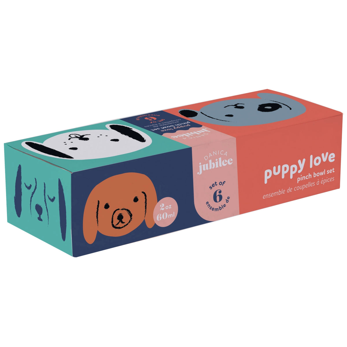 Danica Jubilee - Puppy Love Shaped Pinch Bowls Set of 6

A pinch of sweetness and a sprinkle of spice is always at hand with these theme-shaped bowls. Perfect for condiments, dips and seasonings. Each set of 6 unique pinch bowls comes in a giftable full-colour box.