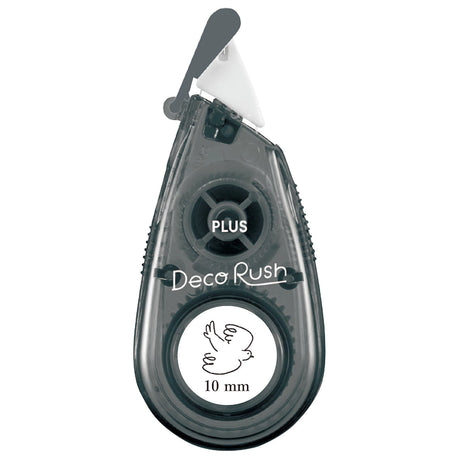 Deco Rush is a decorative tape that works like a correction tape and provides an easy way to spruce up your pages with a cute look. You can use it to accent where you’ve written plans for the day or draw a line with it to make a section of the page stand out.